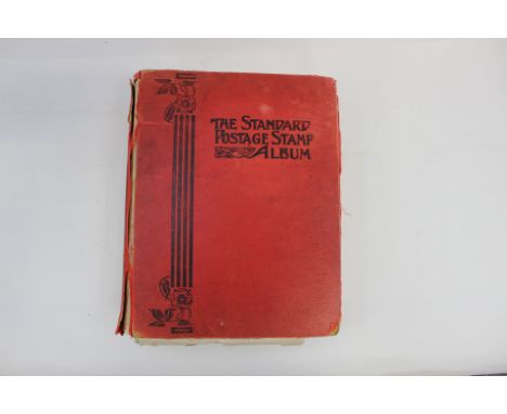 A large standard postage stamp album with World, GB and Commonwealth, many early issues, including Cape of Good Hope, 4d blue