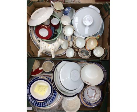 Two Rosenthal tureen and covers Wellington China tea service, coffee cans and saucers, meat plate, bowls, jugs, plates, small