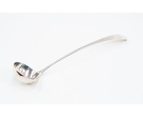 A George III Scottish silver ladle, circa 1790, Old English pattern, maker I.Z, approximately 24g