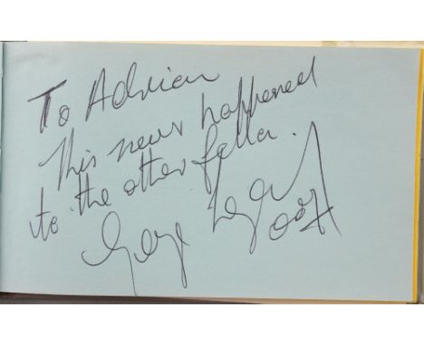 Autograph Album - 80+ signatures mainly James Bond related including Roger Moore, Timothy Dalton, George Lazenby, Britt Eklan