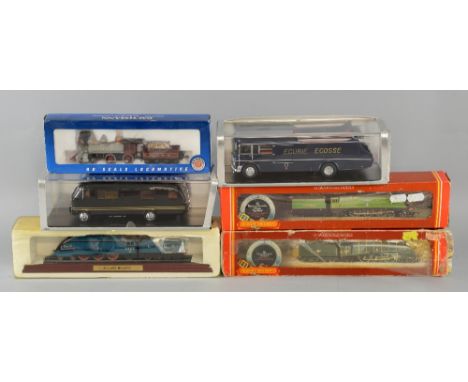 Models including Hornby Trains 00 Gauge Scale model BR Class A4 Pacific Mallard, SR Battle of Britain Class Spitfire, A4 Clas