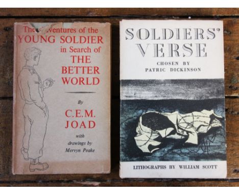 Dickinson (P) (Ed), SOLDIERS' VERSE, first edition, unclipped DJ, illustrated cloth boards, original colour lithographs by Wi