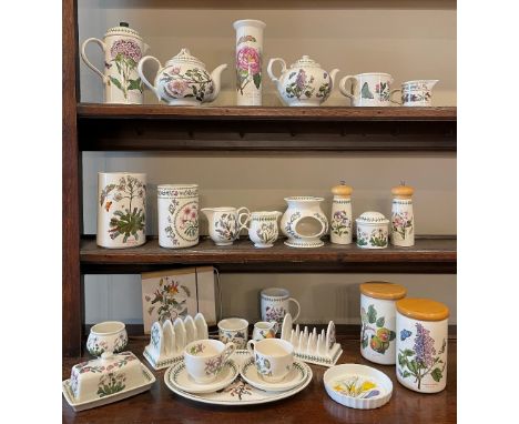 A collection of Portmeirion dinner wares, the majority from the 'Botanic Garden' range designed by Susan Williams-Ellis, to i