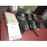NORTEL PHONE SYSTEM, C/W 6 PHONES