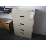 4 DRAWER LATERAL FILE CABINET