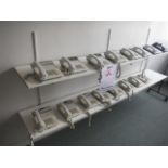 PANASONIC 14 PHONE SYSTEM, 2X DIGITAL HYBRID SYSTEM,Sold as a lotVOICE PROCESSING SYS. #TVP50, "