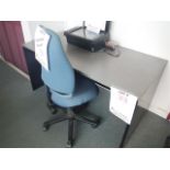 DESK AND CHAIRSold as a lot