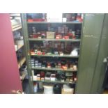2 DOOR CABINET W/ CONTENTS Sold as a lot