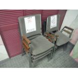 STACKABLE CHROME CHAIRS