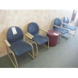 ASST'D VISITORS CHAIRS, MIRROR, ETC.Sold as a lot