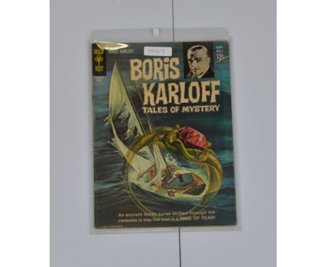 Boris Karloff Tales of Mystery #3 (1963) Gold Key, Ring of Fear, bagged.