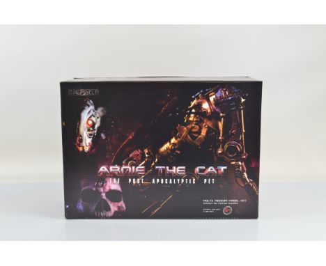Timepsycle Arnie The Cat, The Post Apocalyptic Cat (Terminator inspired) model kit, 1:1 scale. Boxed, unstarted and complete.