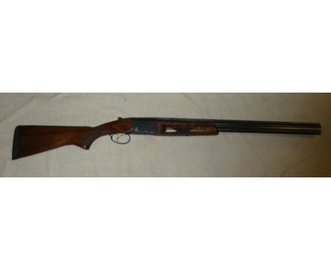 A 20 bore o/u multi-choke ejector shotgun by Baikel No. 032704585B with 26½" barrels, single selective trigger, additional ch