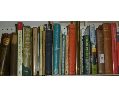 A selection of various military Chaplain and Padre-related volumes including Wearmouth (RF) Pages from a Padre's Diary; The C