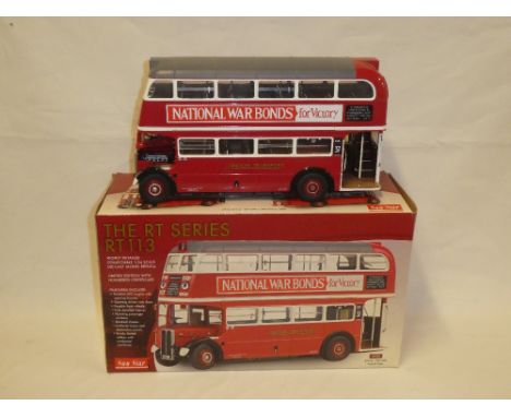 A Sun Star 1/24 scale London RT13 bus, mint in original box