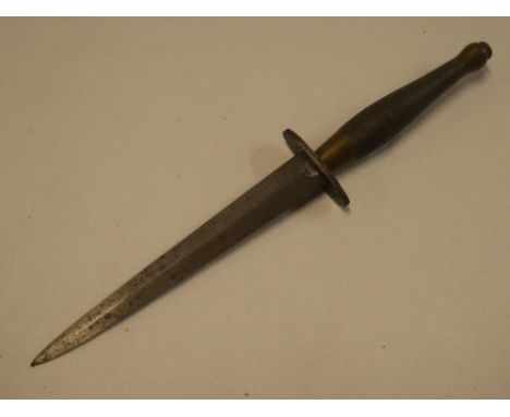 A Second War Fairbairn Sykes second pattern commando dagger with 6¼" blade by Wilkinson of London