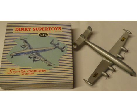 Dinky Supertoys - 60c Super G Lockheed Constellation aircraft, near mint in original box