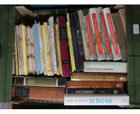 A selection of various Cornish related pamphlets and volumes including A History of Tin Mining and Smelting in Cornwall; The 
