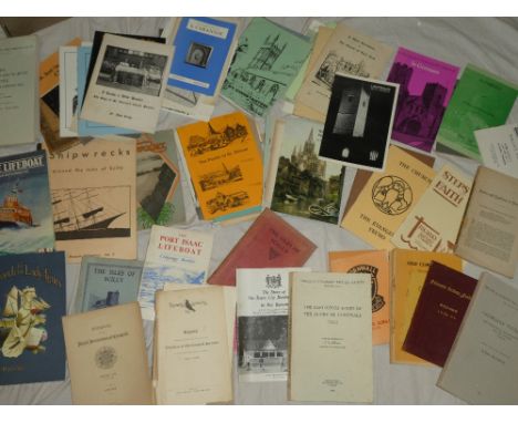 A selection of various Cornish and other volumes including A History of Tin Mining and Smelting in Cornwall, Levant, The Celt
