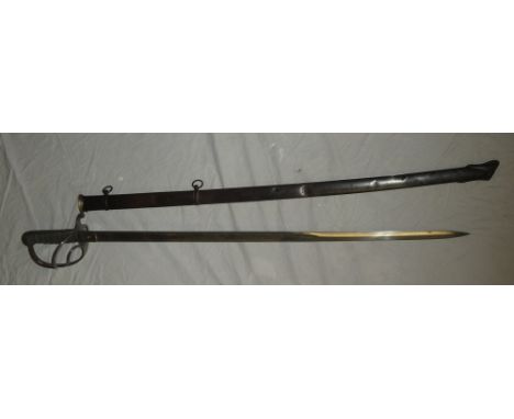 A Victorian Staff Officer's sword of the South Staffordshire Regiment formerly the property of John Robert Blackhall Graham C