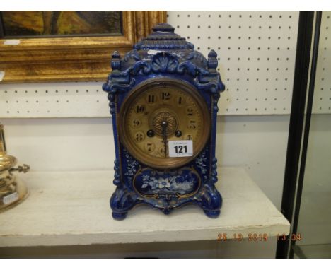 A Continental ceramic clock a/f