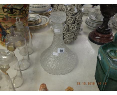 A Whitefriars decanter