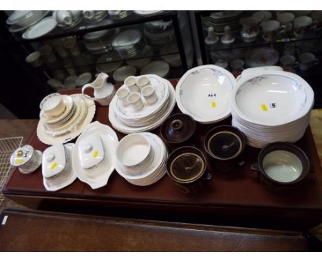 Royal Doulton - a collection of approximately 49 pieces of ceramic tableware by Royal Doulton decorated in the Nimbus pattern