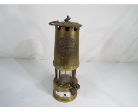 An original miner's safety lamp, Protector Lamp & Lighting Co Ltd
