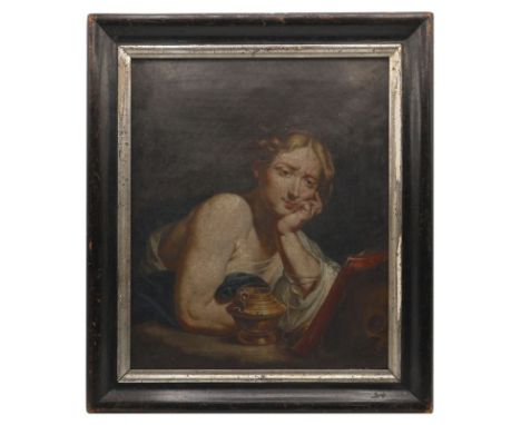 Barockgemälde - Johann Eberhard Ihle (1727 Esslingen - 1814 Nürnberg) "Maria Magdalena", rückseitig signiert pinx: J.E.Ehle 1