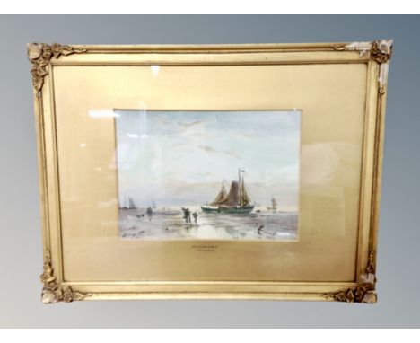 Thomas Swift Hutton (British 1860 - 1935) : Scheveningen, watercolour, 28 cm x 20 cm 