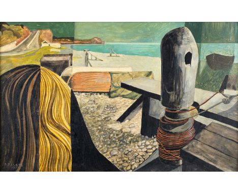 Reginald James Lloyd (1926-2020) "Budleigh Salterton" Signed and dated (19)73, oil on board, 23cm by 37cmExhibited: Hereford 