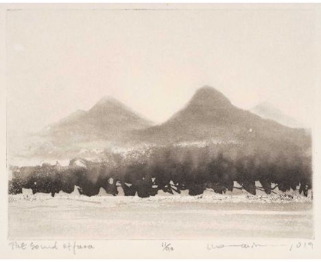 Norman Ackroyd CBE, RA (1938-2024) "The Sound of Jura"Signed, inscribed and dated (20)19, numbered 11/90, etching, 20cm by 29