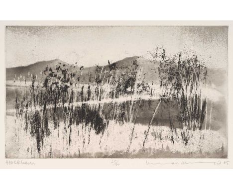 Norman Ackroyd CBE, RA (1938-2024) "Holkham"Signed and dated (20)05, inscribed verso and numbered 25/90, etching, 26.5cm by 3