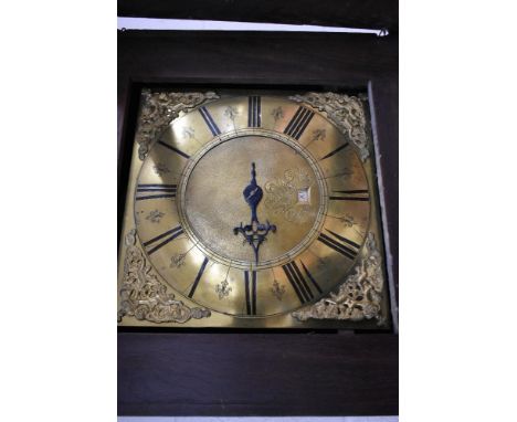 An 18th Century long case clock, having 30 hour movement, with single hand , named for Jonas Barber of Winster, believed to b