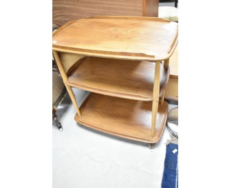 A light Ercol tea trolley