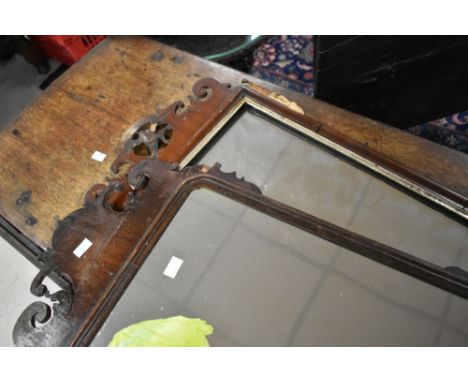 Two Chippendale style wall mirrors