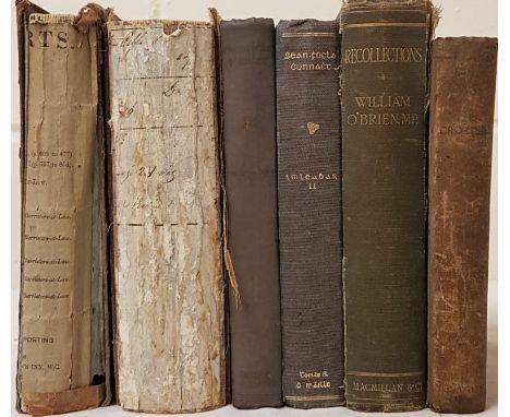 Sean-Focla Connact, Vols i &amp; II by Tomás S. Ó Máille;&nbsp;Recollections by William O'Brien (signed), London 1905;&nbsp;P