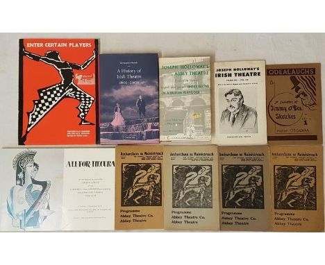 Irish Theatre: Joseph Holloway's Irish Theatre Vol I 1926-1931;&nbsp;A History of Irish Theatre 1601-2000 by Morash, 2002, (d