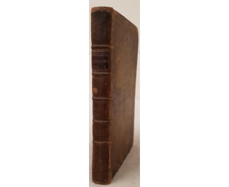 Lectures on the Art of Reading by Thomas Sheridan. Dublin 1775. First Part: Containing The Art of Reading Prose. 213 pages 