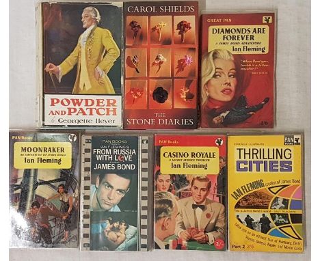 Ian Fleming: Moonraker, Diamonds Are Forever, Thrilling&nbsp;Cities (2); From Russia With Love and Casino Royale (all Pan Boo