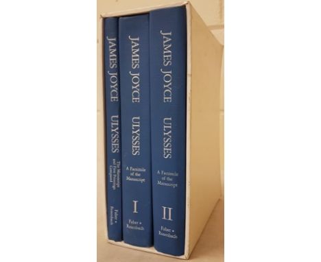 James Joyce Ulysses A Facsimile Of The Manuscript with a critical introduction by Harry Levin and a bibliographical preface b