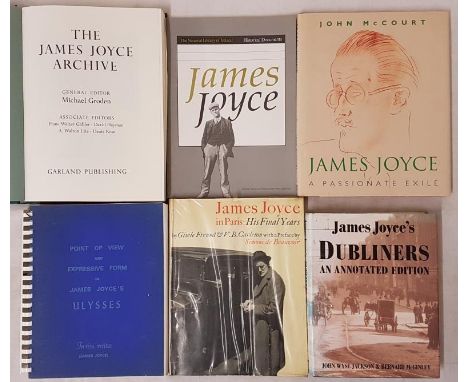 James Joyce Interest - James Joyce A Passionate Exile by John McCourt, 2000, dj; James Joyce In Paris: His Final Years by Gis