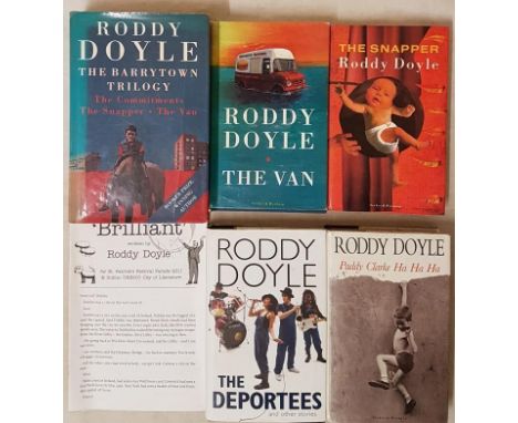 Doyle, Roddy. The Snapper, Secker &amp; Warburg (1990), dj, London. First edition, Signed on title page;&nbsp;Paddy Clarke Ha