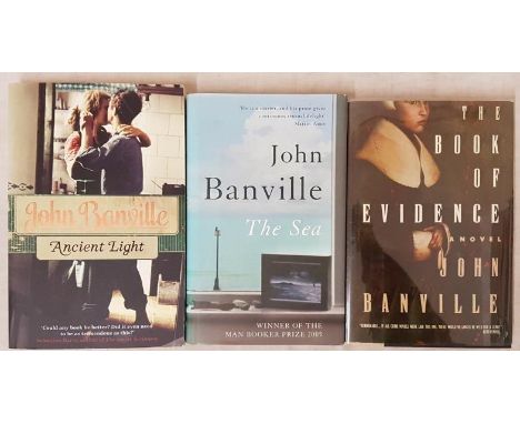 Banville, John. The Book Of Evidence, C Scribner's Sons, 1989, Signed, dj;&nbsp;The Sea, Picador, 2005, Signed, dj and Ancien