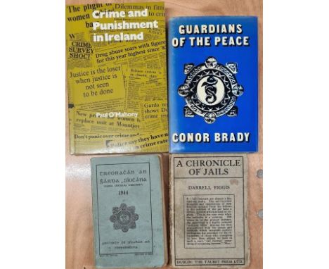 Brady, Conor. Guardians Of The Peace, signed 1st edition 1974, in dj with inscription "To my first mentor!. With all best wis