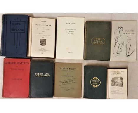 Reid, Hugo. The Steam-Engine, Edinburgh 1811;&nbsp;J M Barrie's Allahakbarries C. C. 1899, London 1950;&nbsp;Undine &amp; Asl