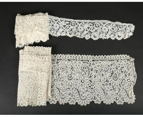 A good general collection of lace, 1850-1900, including numerous Maltese, Le Puy, Bedfordshire Maltese collars and lappets, B