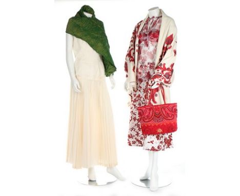 A group of Dries van Noten separates, 1990s-2000s, labelled, approximately five ensembles, including a red and white example 