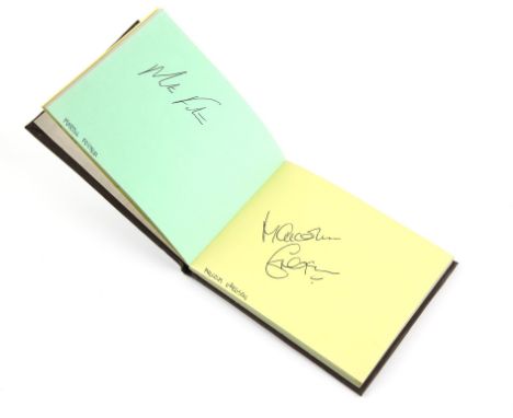 Autographs - Album containing approx. 40 signatures, many golf including Manuel Piñero, Vic Damone, Tony Jacklin, Bernhard La