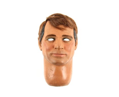 Gerry Anderson Puppet head - Revamp puppet head made for Captain Scarlet / Joe 90 / Secret Service - A male character head, w
